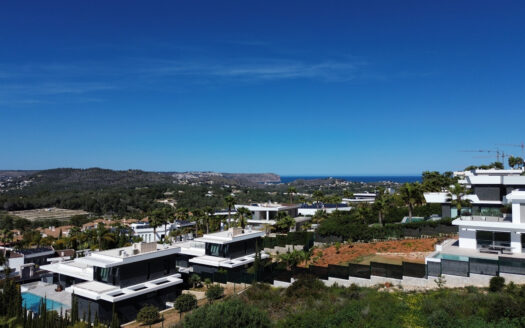 Parcelas en venta en Jávea con vistas panorámicas al Montgo de Javea.