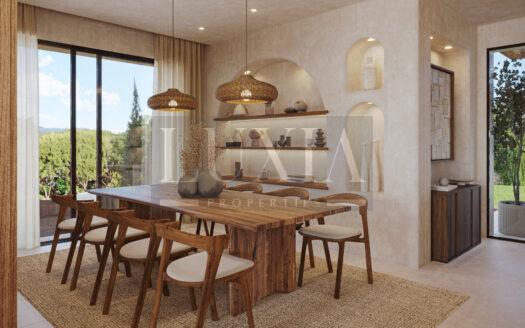 Villa de obra nueva de lujo en Jávea con ascensor, gimnasio y piscina privada.