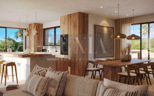 Villa de obra nueva de lujo en Jávea con ascensor, gimnasio y piscina privada.