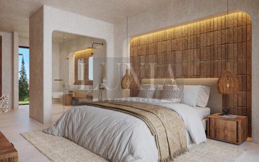 Villa de obra nueva de lujo en Jávea con ascensor, gimnasio y piscina privada.