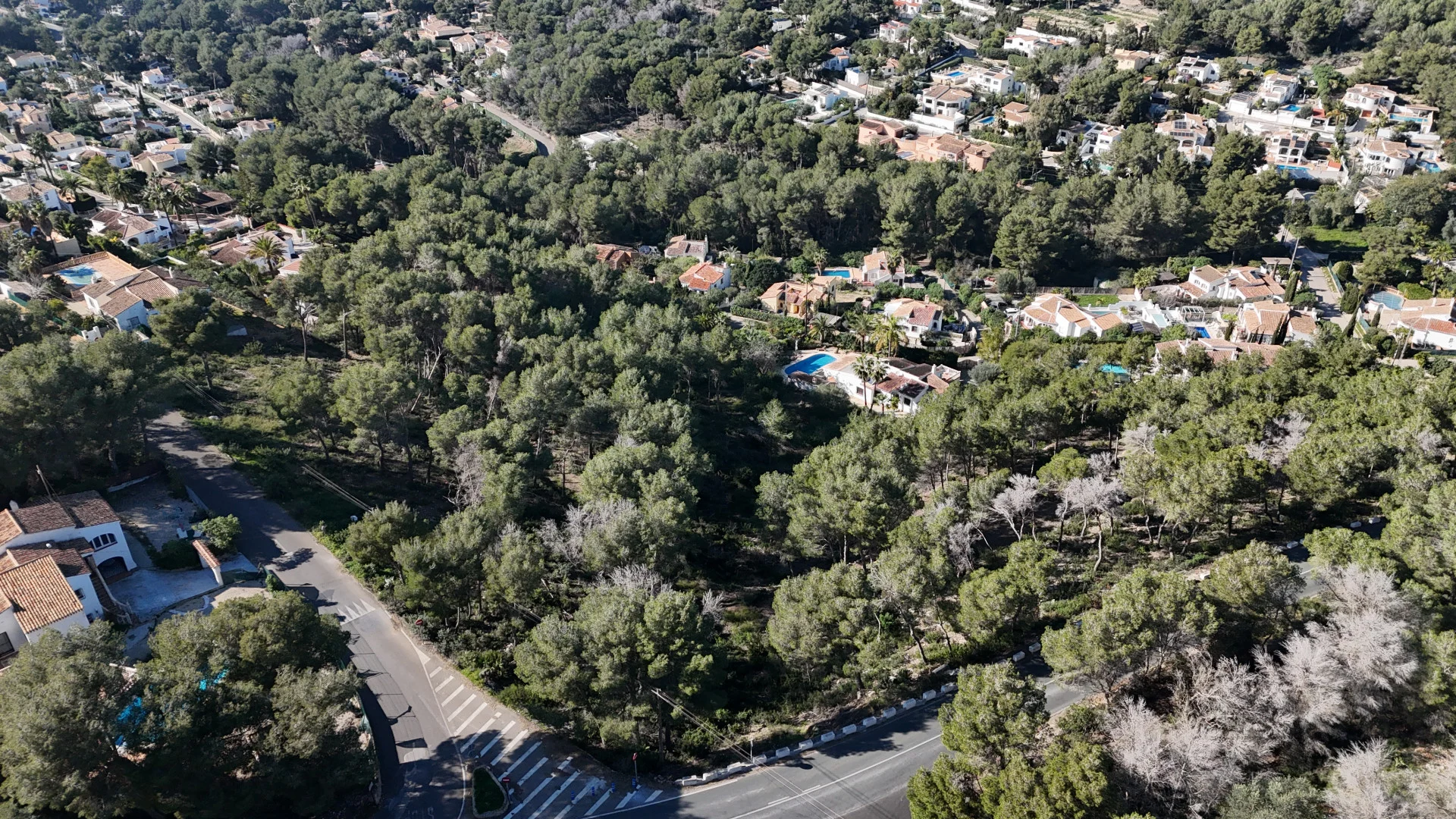 Parcelas en venta en Javea en la zona del Portichol.