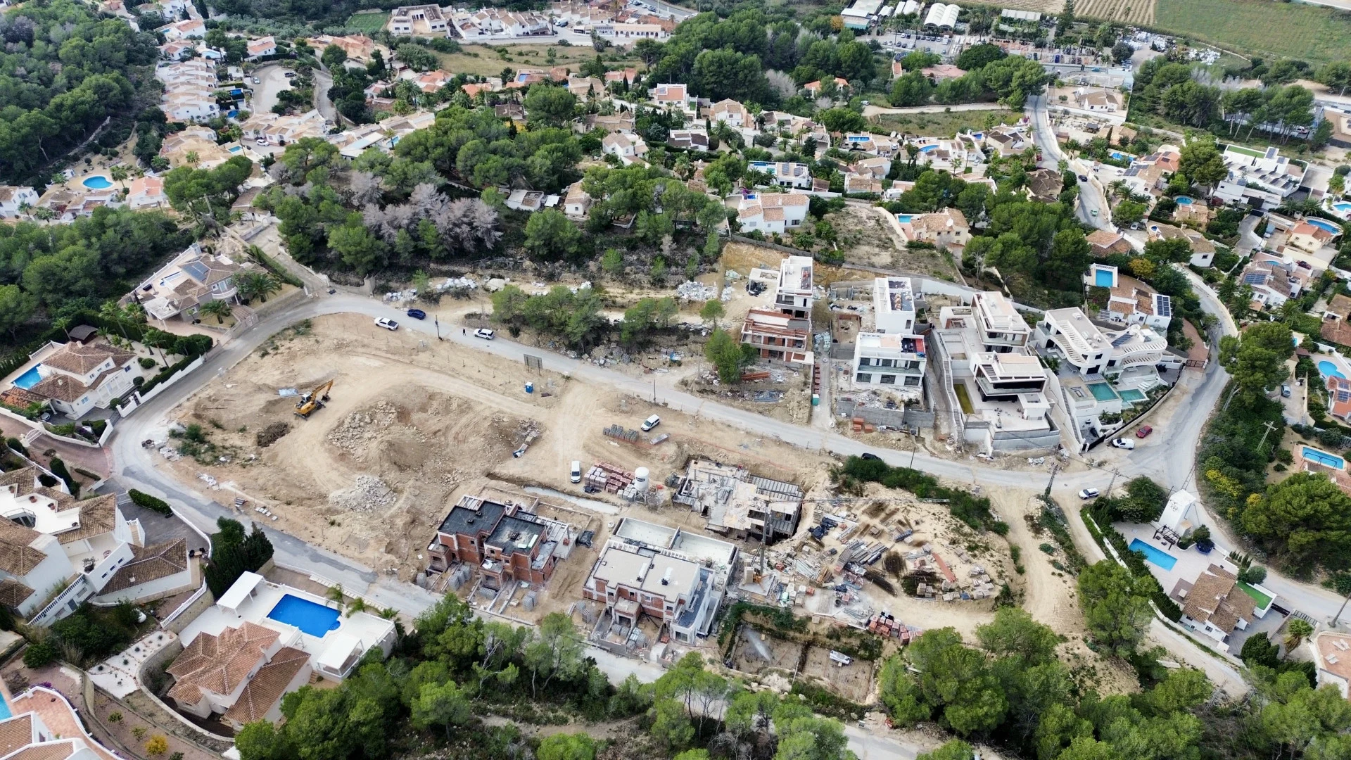 Pack de 3 parcelas en venta en Moraira.