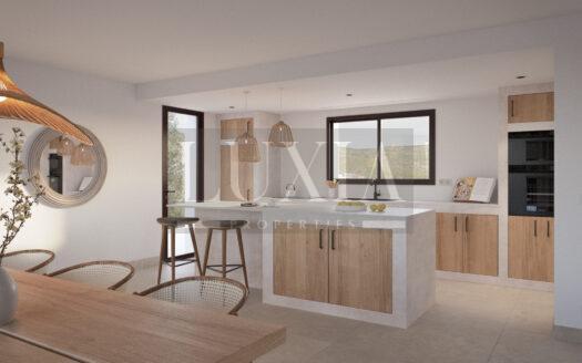 Villa de lujo de obra nueva en Alcalalí con piscina privada.