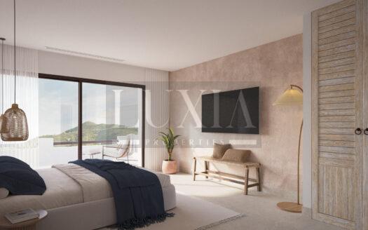 Villa de lujo de obra nueva en Alcalalí con piscina privada.