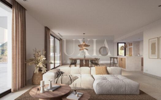 Villa de lujo de obra nueva en Alcalalí con piscina privada.