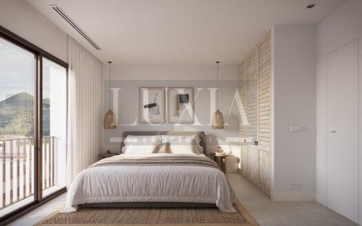 Villa de lujo de obra nueva en Alcalalí con piscina privada.
