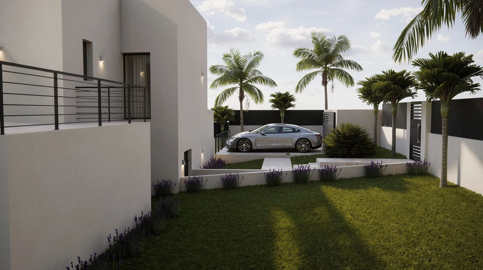 Villa de nueva construcción en venta en Javea con piscina y 5 dormitorios.