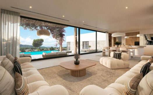 Villa de nueva construcción con vistas panorámicas en Javea.