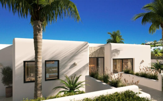 Villa de nueva construcción con vistas panorámicas en Javea.