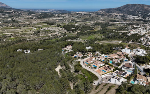 Parcela en venta en una de las ubicaciones mas prestigiosas de Moraira.