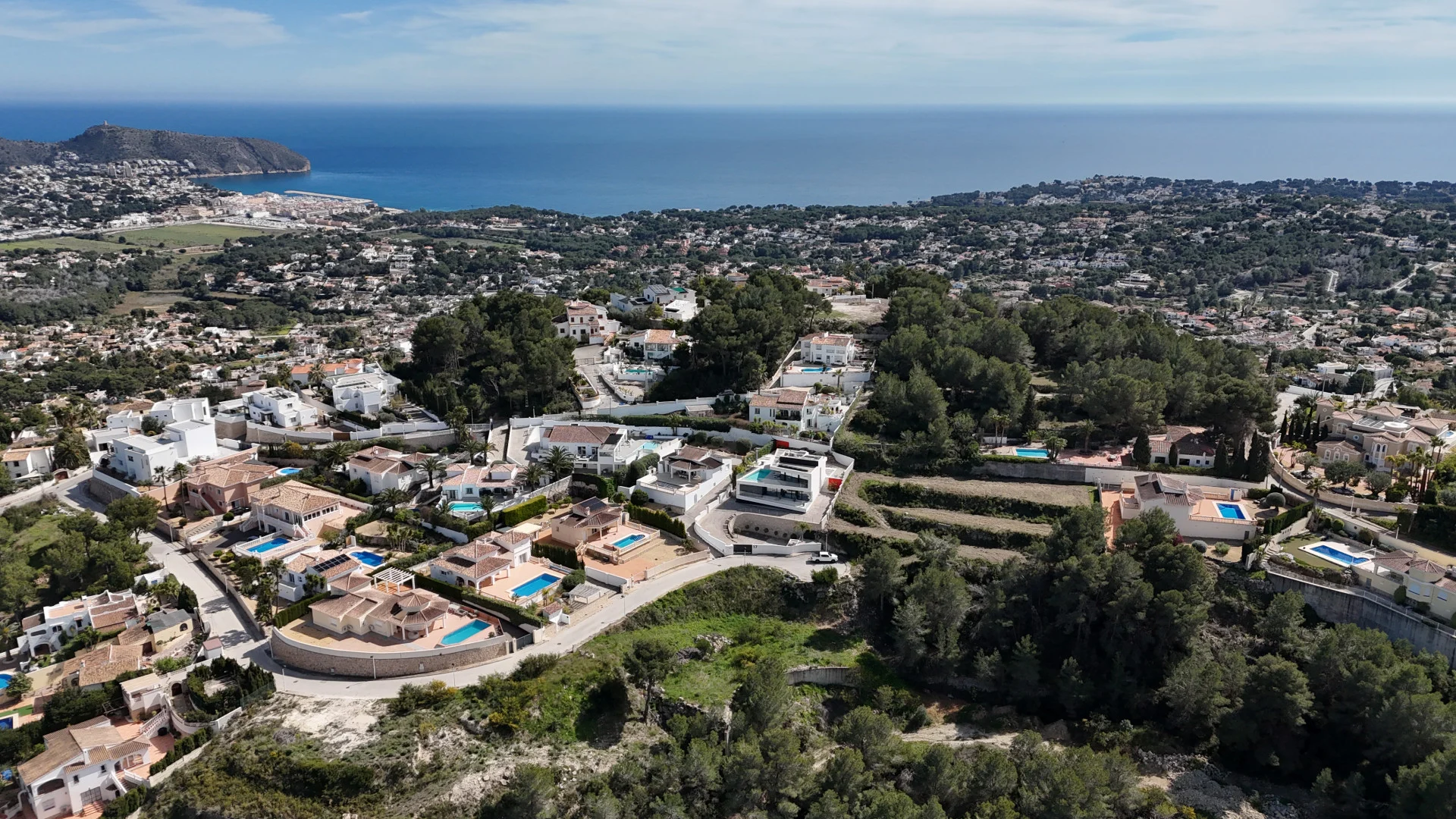 Parcela en venta en una de las ubicaciones mas prestigiosas de Moraira.