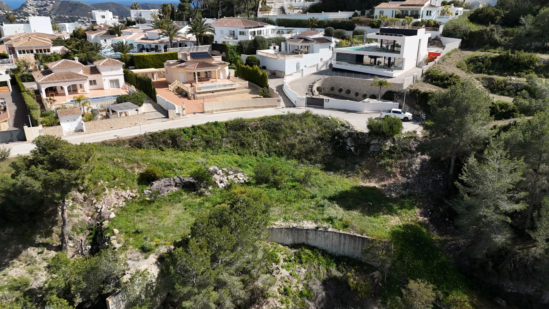 Parcela en venta en una de las ubicaciones mas prestigiosas de Moraira.