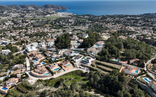 Parcela en venta en una de las ubicaciones mas prestigiosas de Moraira.