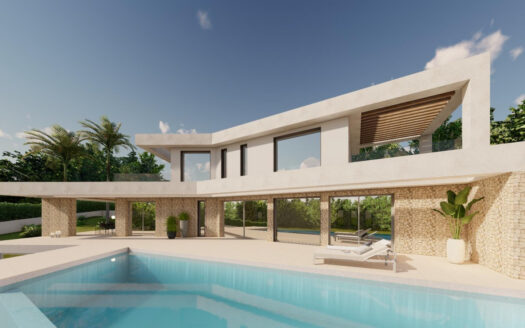 Magnífica villa con vistas panorámicas al mar en Villes del Vent.