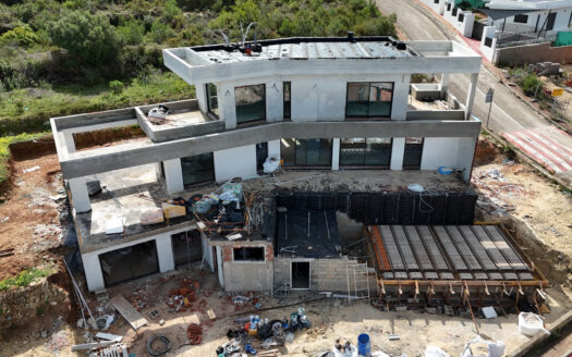 Magnífica villa con vistas panorámicas al mar en Villes del Vent.