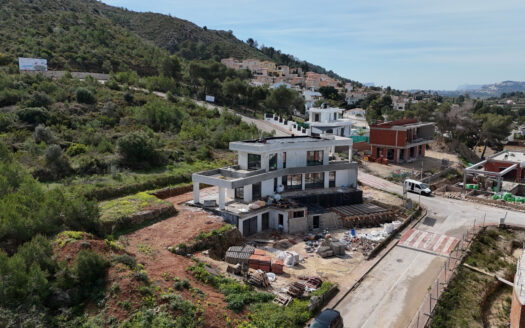 Magnífica villa con vistas panorámicas al mar en Villes del Vent.