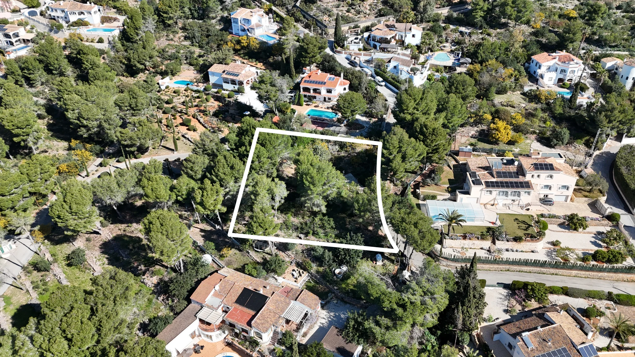Parcela en venta en el Montgo de Javea.