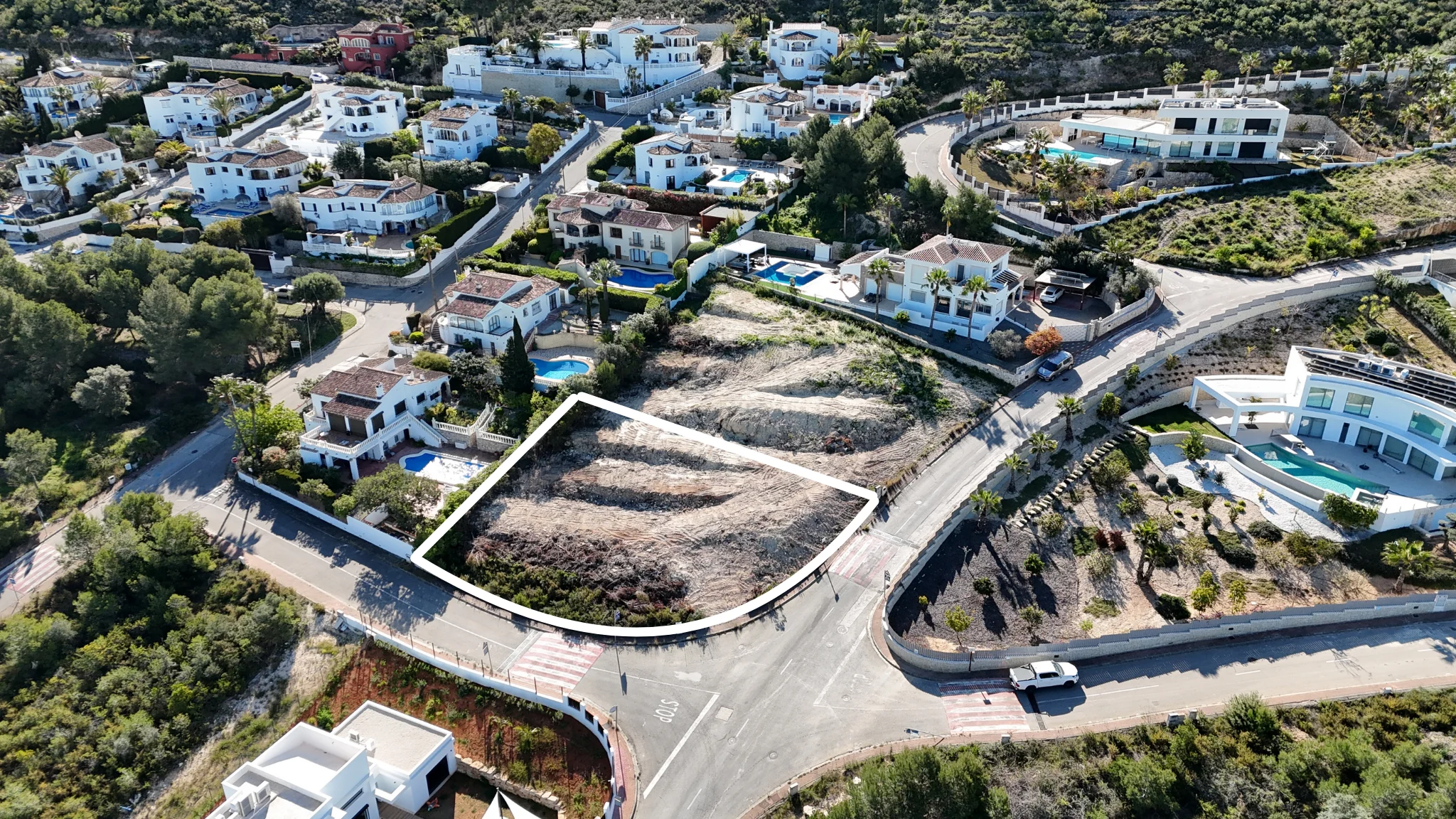 Parcela en venta con vistas panoramicas en Villes del Vent.