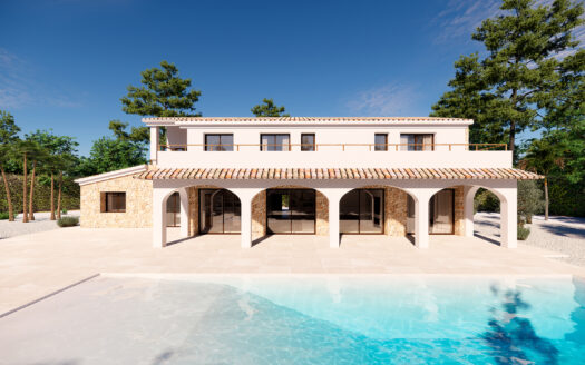 Villa Benissa con 4 dormitorios y 4 baños