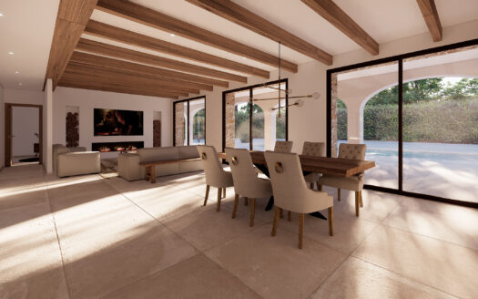 Villa Benissa con 4 dormitorios y 4 baños