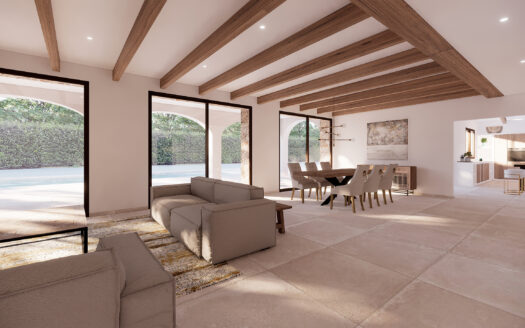 Villa Benissa con 4 dormitorios y 4 baños