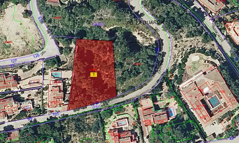 Parcela en Jávea con vistas panorámicas con proyecto y licencia.