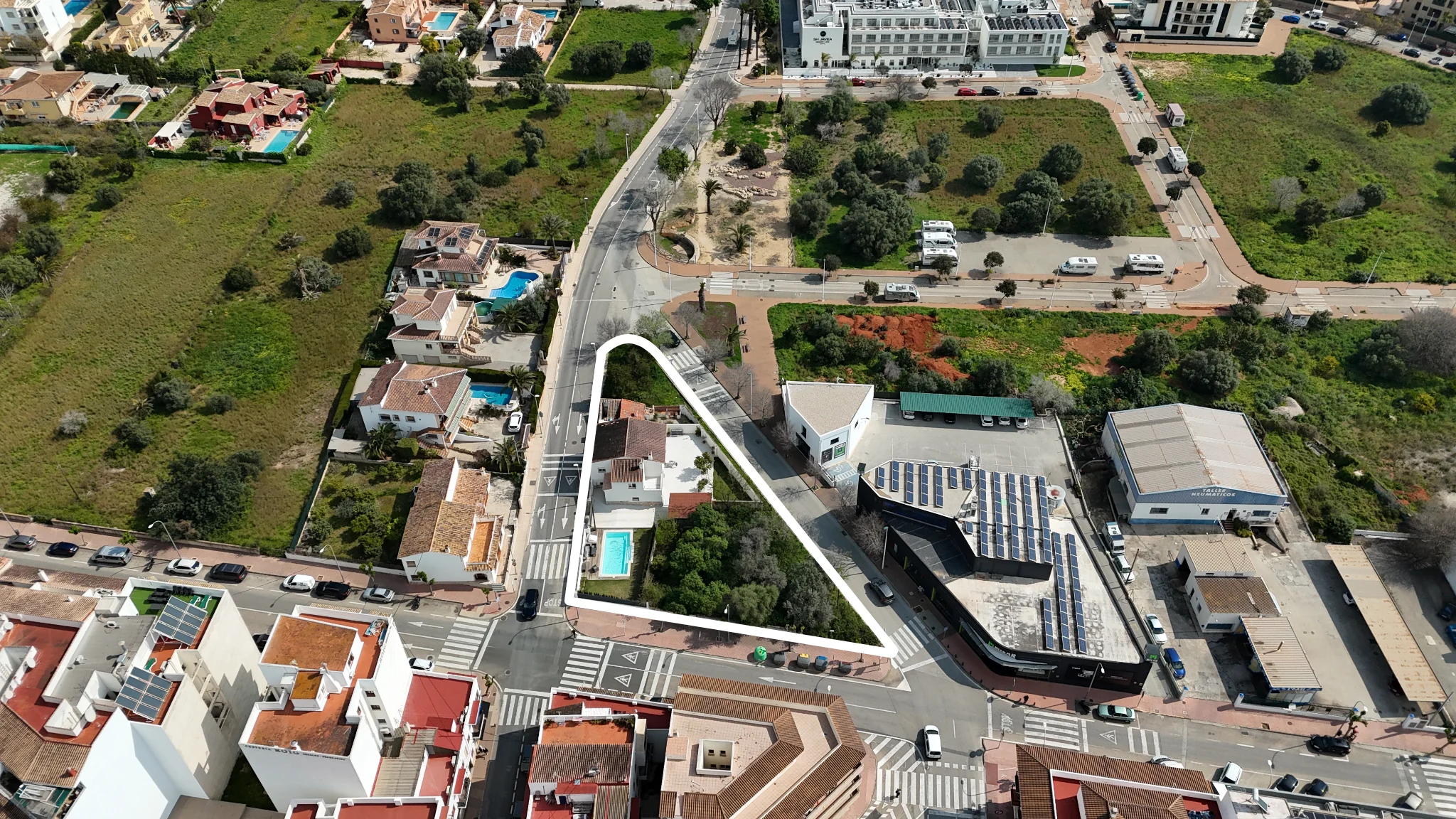 Parcela para promocion residencial de apartamentos en venta en Javea.