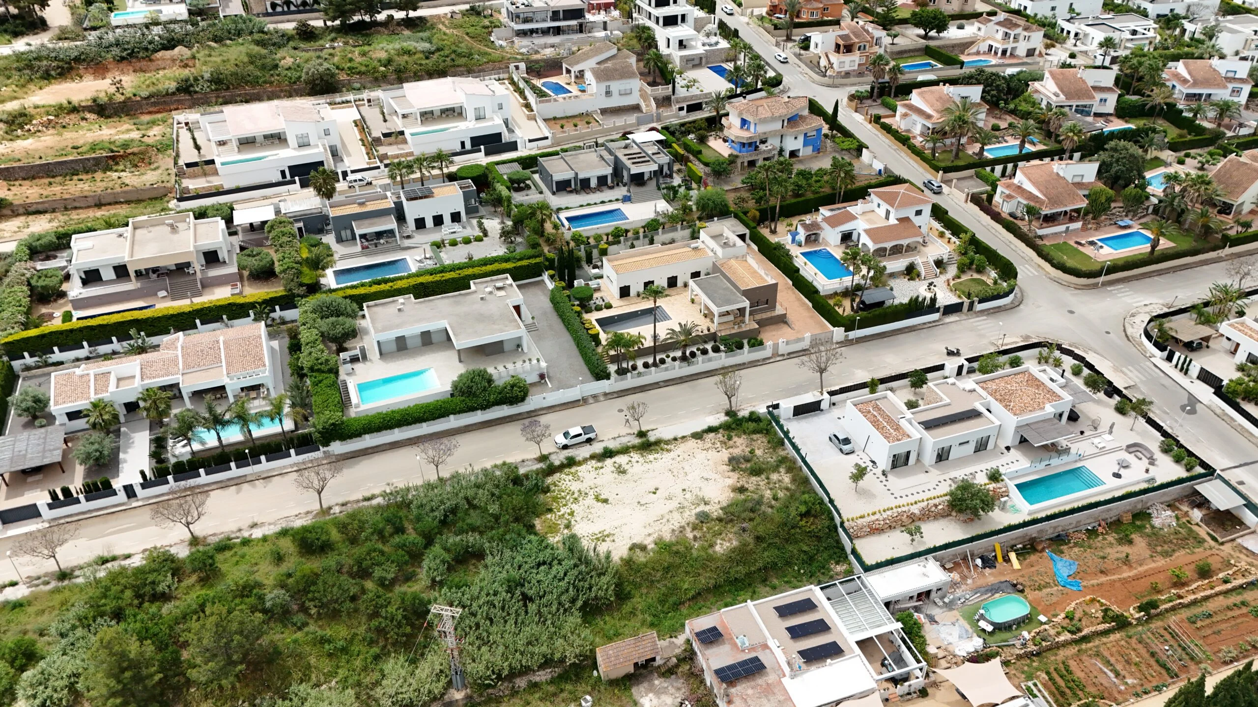 Parcela en venta en Javea con viastas panoramicas al Montgo.