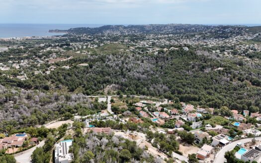 Prestigiosa parcela en venta con vistas al mar en Javea.