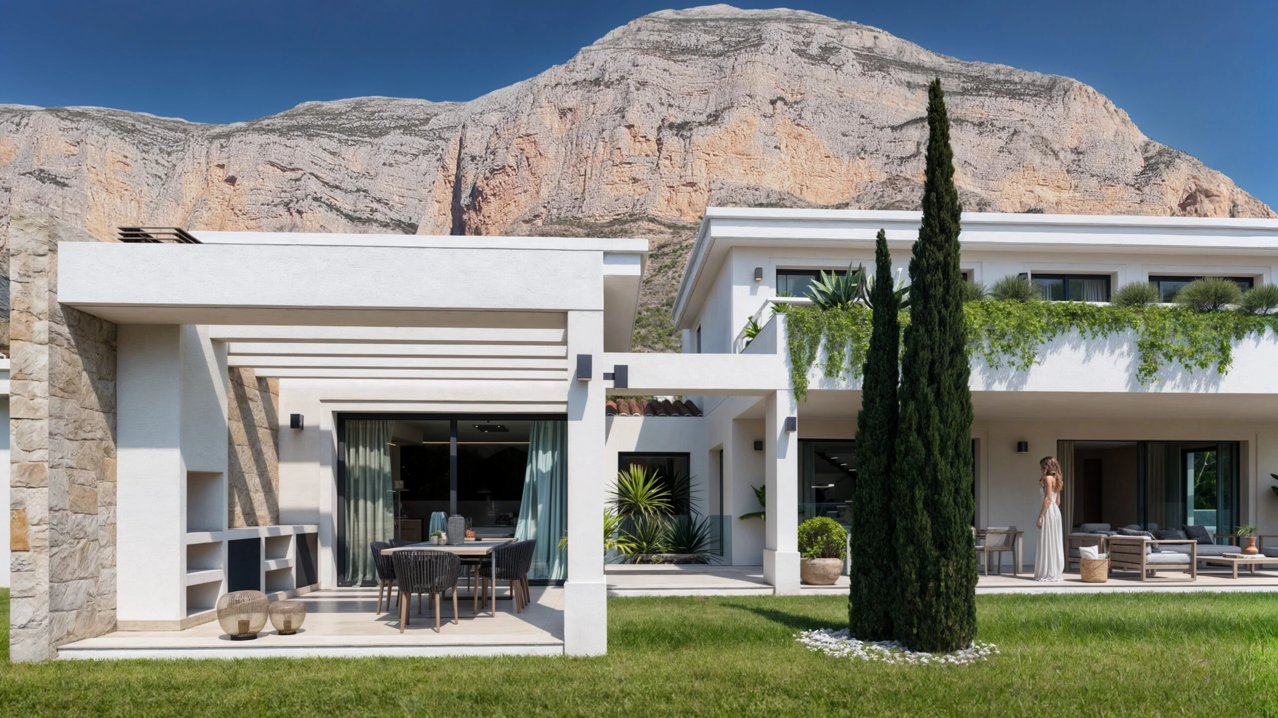 Villa de lujo de obra nueva en venta en el Montgó, Jávea.