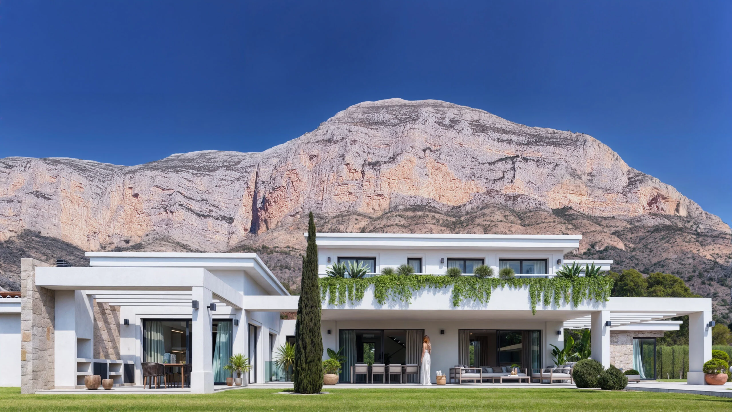 Villa de lujo de obra nueva en venta en el Montgó, Jávea.