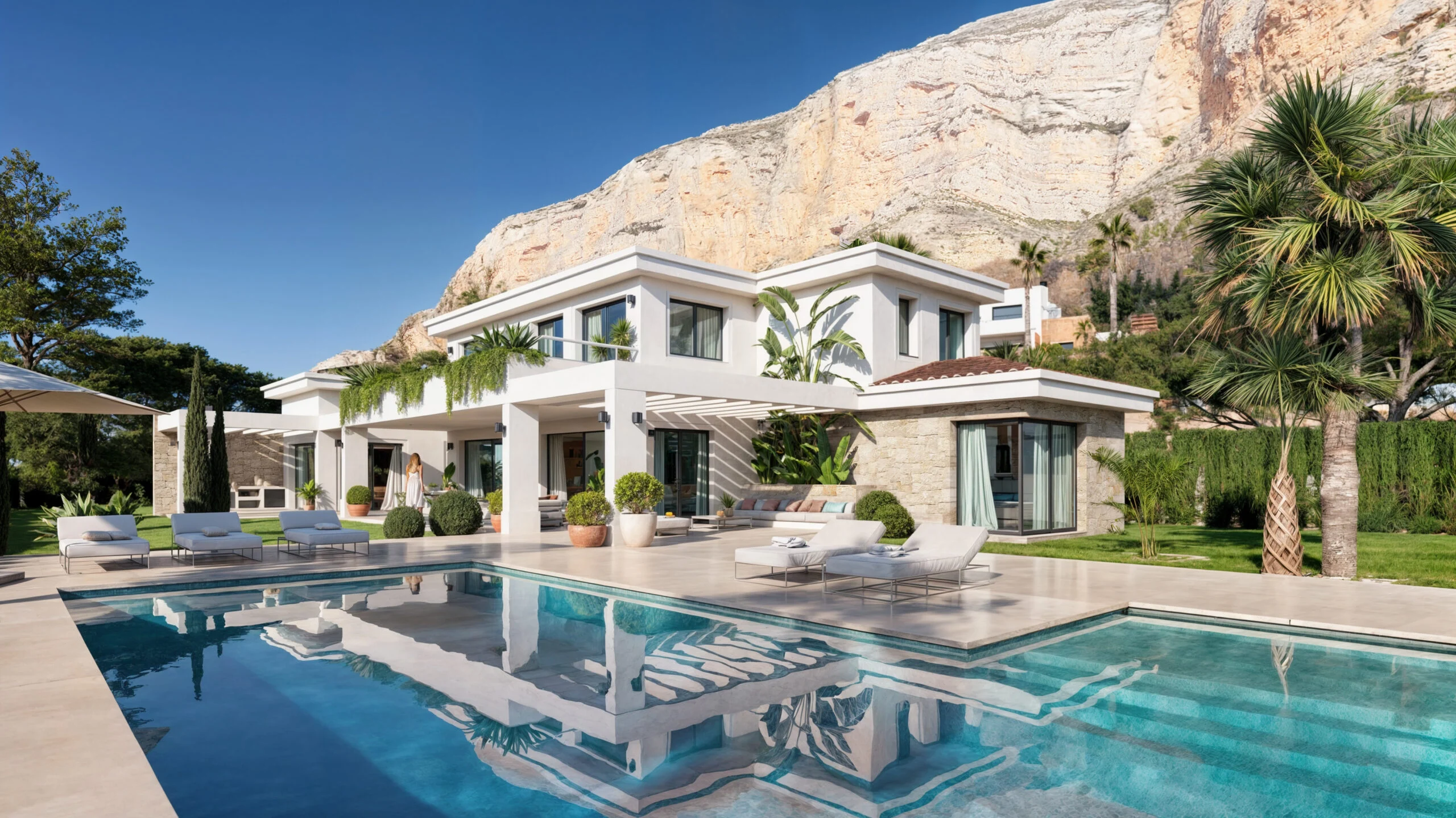 Villa de lujo de obra nueva en venta en el Montgó, Jávea.