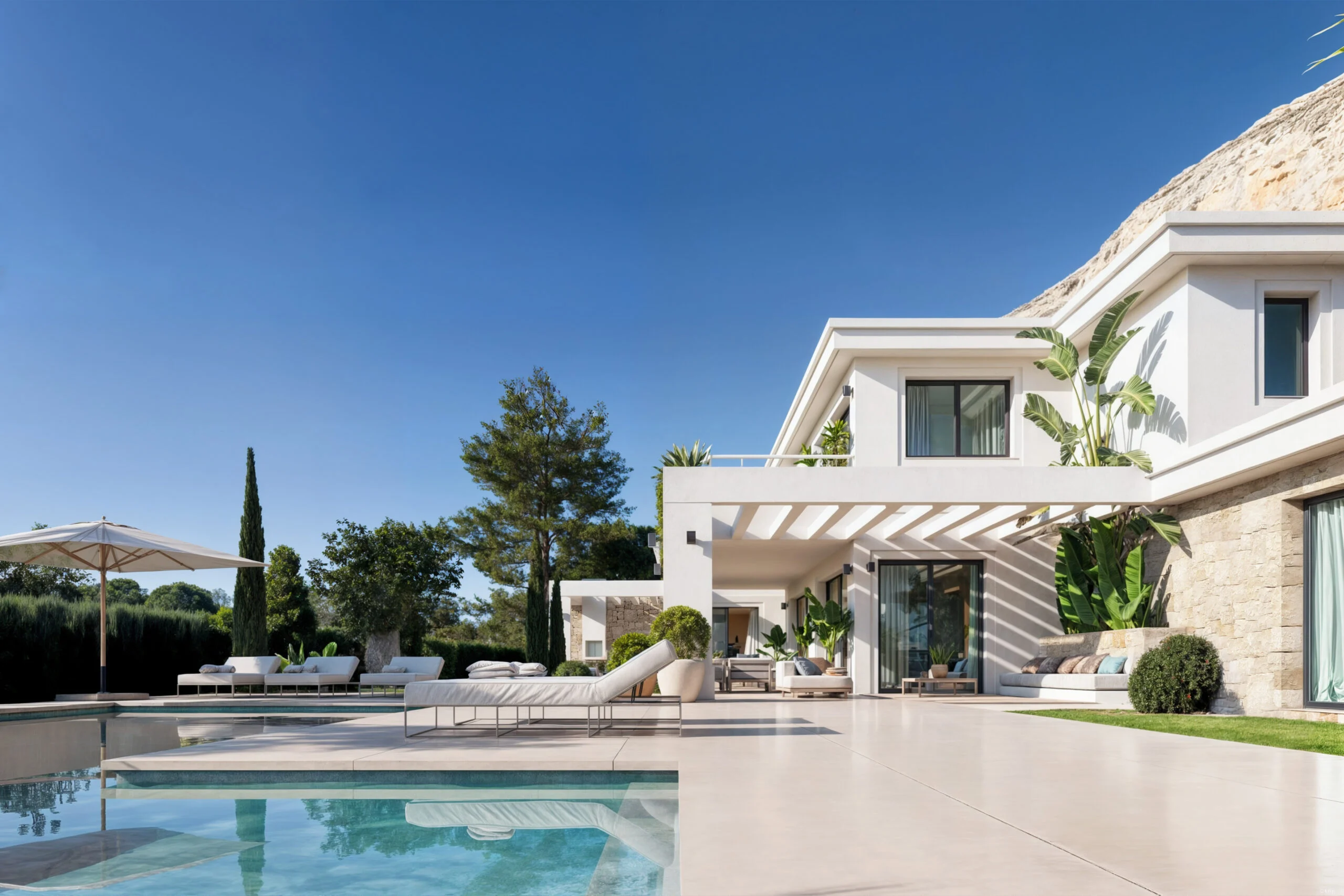 Villa de lujo de obra nueva en venta en el Montgó, Jávea.
