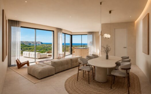 Villa de obra nueva en venta con vistas al mar en Javea.