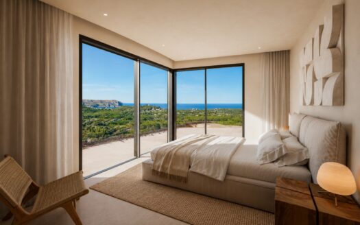 Villa de obra nueva en venta con vistas al mar en Javea.