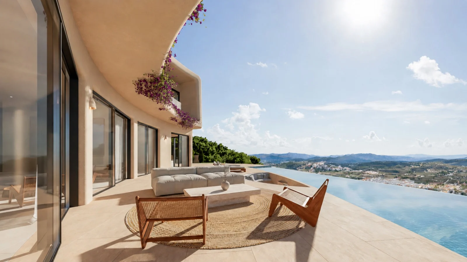 Villa de obra nueva en venta con vistas al mar en Javea.