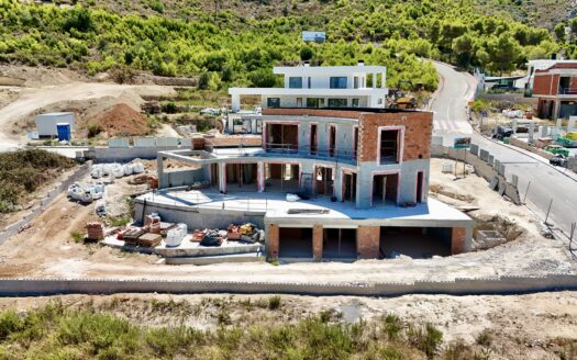 Villa de obra nueva en venta en Javea con vistas al mar.
