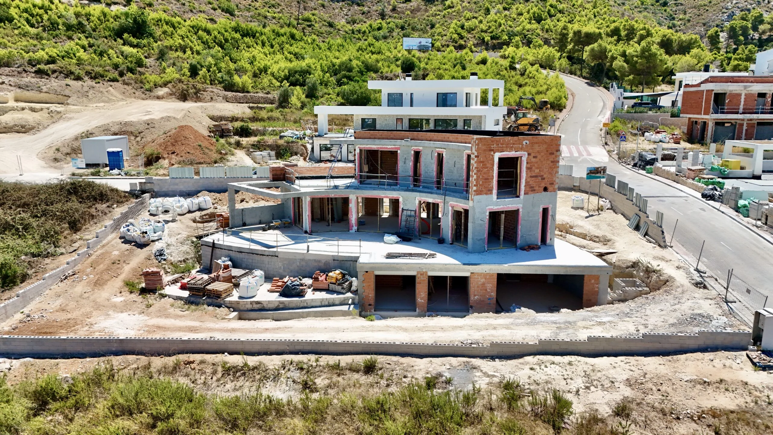 Villa de obra nueva en venta en Javea con vistas al mar.